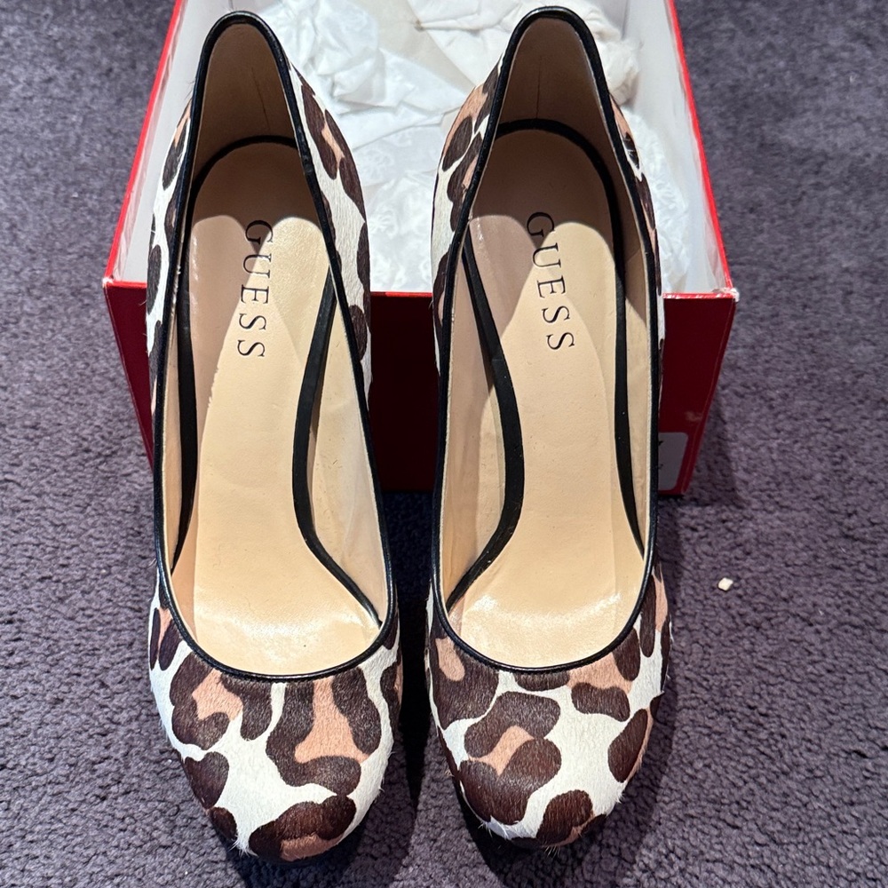 GUESS Animal Print Women's Heels